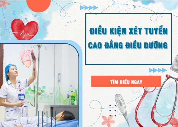 Điều kiện xét tuyển Cao đẳng Điều dưỡng năm 2026